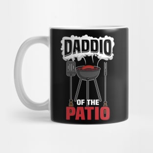 Daddio of the patio - Funny BBQ Grillmaster Dad Mug